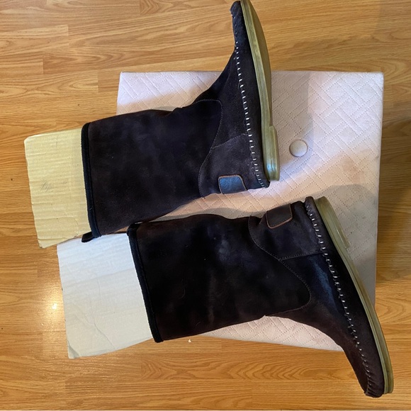 Barbo moccasin style brown boots size 10 - Picture 6 of 11